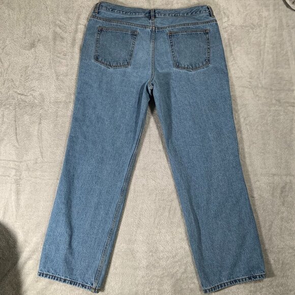 Blue Mountain Jeans Men's 38 x 32 Medium Wash Relaxed Straight 100% Cotton - Picture 2 of 9